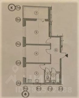 2-комн.кв., 53 м², этаж 13