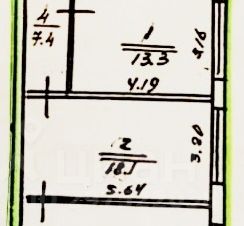 3-комн.кв., 67 м², этаж 7