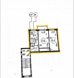 2-комн.кв., 45 м², этаж 4