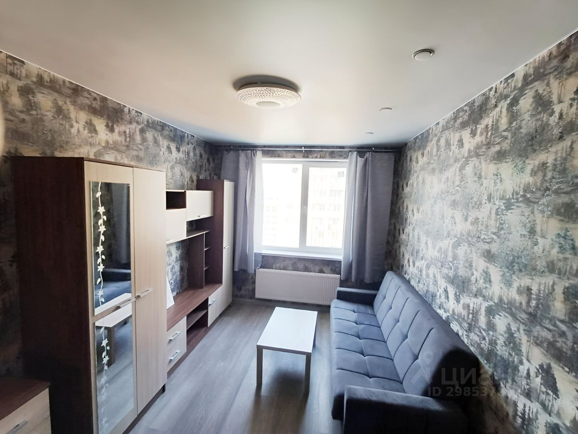 Снять однокомнатную квартиру 28.5м² ул. Плесецкая, 10, Санкт-Петербург ...
