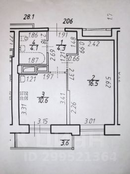 1-комн.кв., 36 м², этаж 7