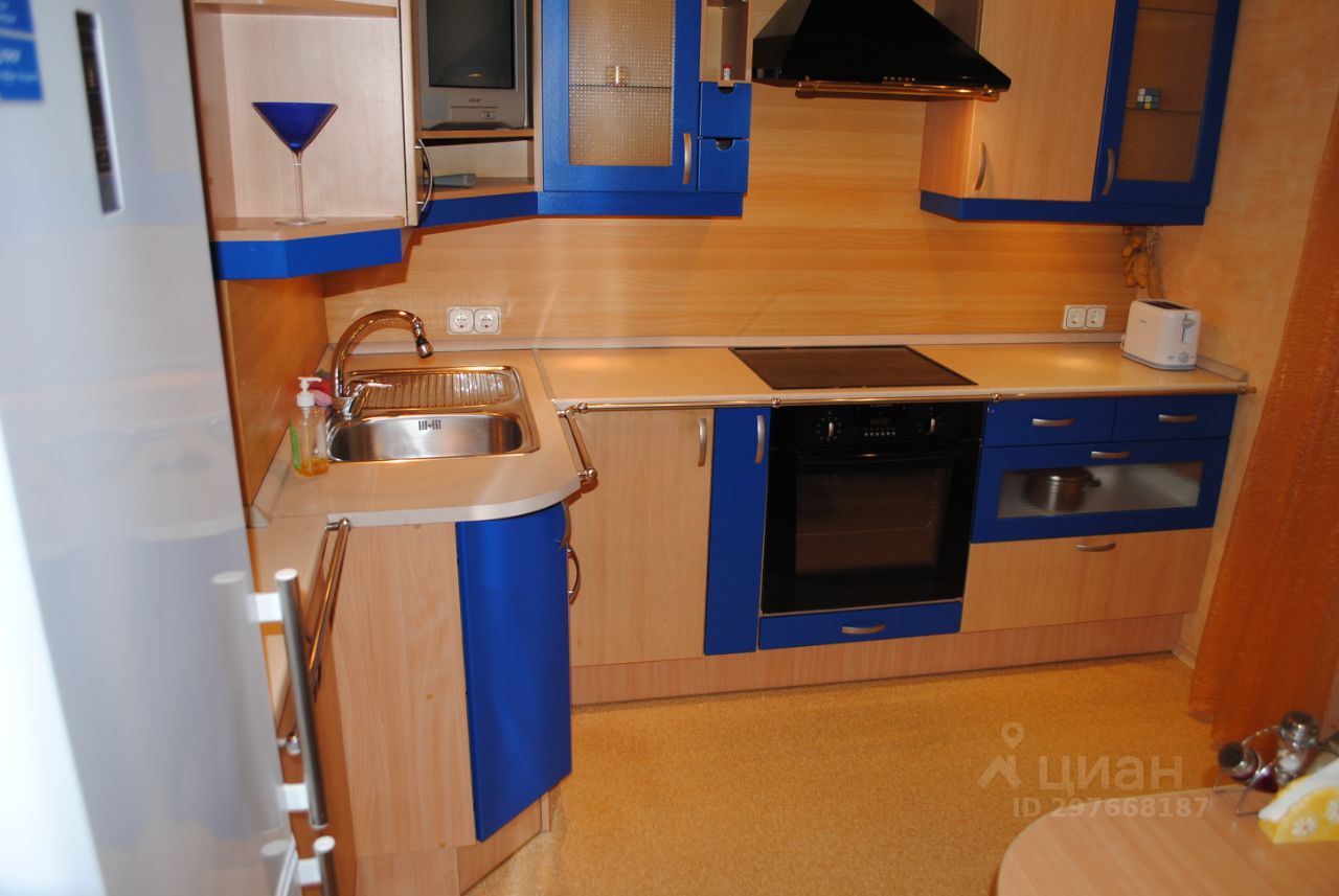 Снять однокомнатную квартиру 43м² просп. Авиаконструкторов, 18К1, Санкт ...