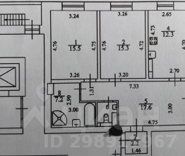 3-комн.кв., 97 м², этаж 7