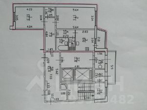 2-комн.кв., 54 м², этаж 11