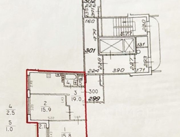 2-комн., 54,2 м², 11/12 этаж