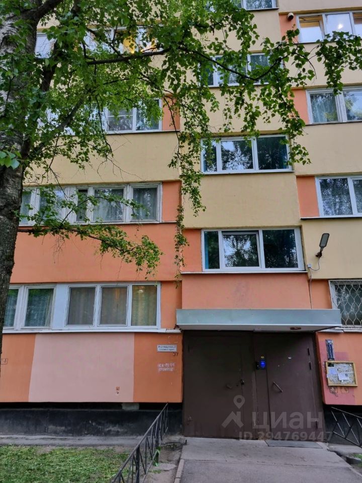 Продажа двухкомнатной квартиры 44.5м² просп. Маршала Жукова, 34К1 ...