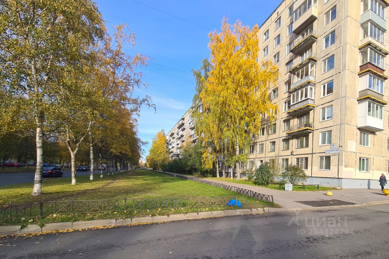 Купить однокомнатную квартиру 31м² Серебристый бул., 9к1, Санкт ...