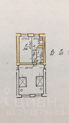 1-комн.кв., 36 м², этаж 7