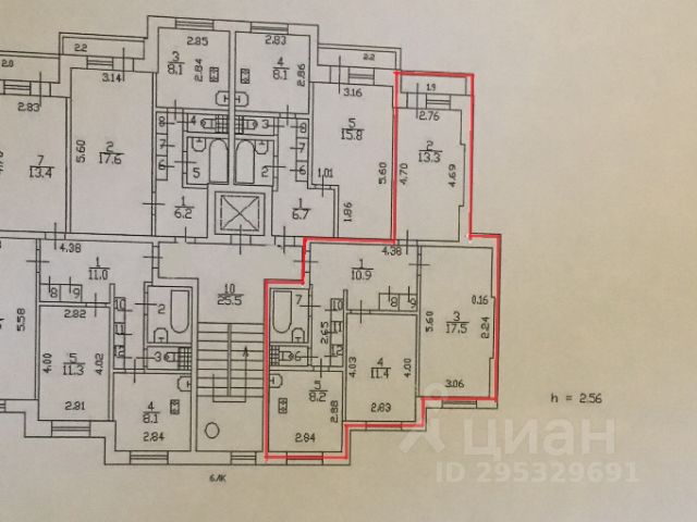 3-комн., 67 м², 8/11 этаж