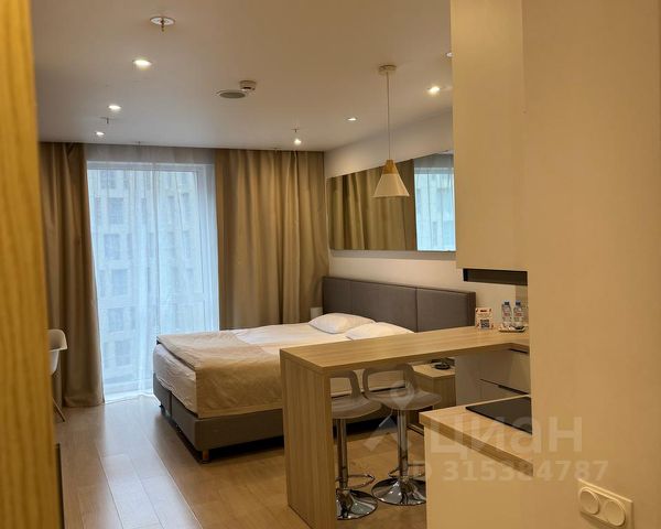 Апартаменты-студия, 26,5 м², 6/10 этаж