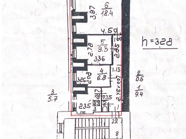 3-комн., 50,2 м², 5/6 этаж