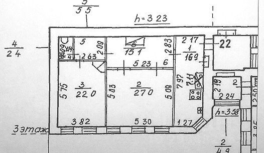 3-комн., 89,2 м², 3/7 этаж