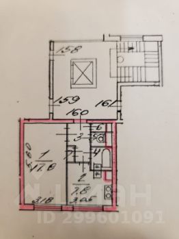 1-комн.кв., 34 м², этаж 5