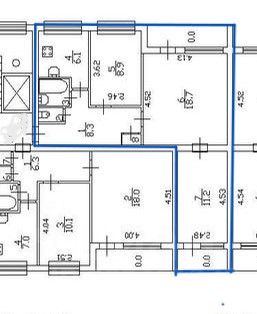 Продается3-комн.квартира,56,9м²