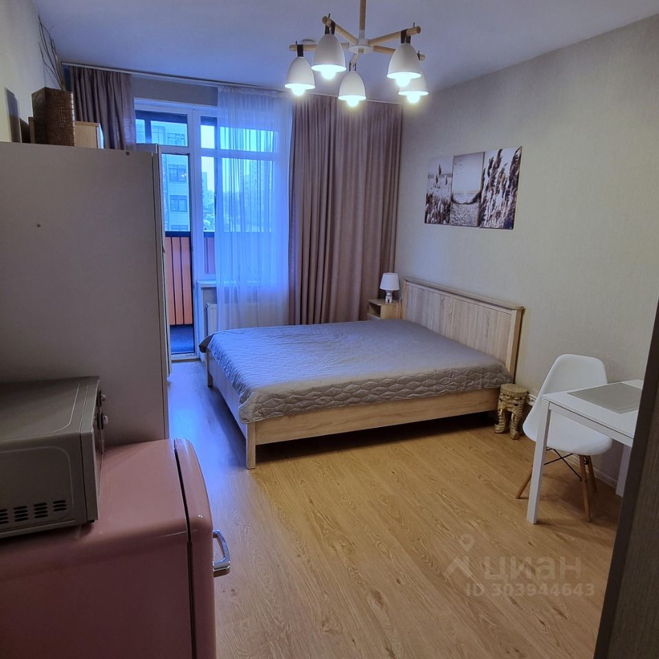 Снять квартиру-студию 23,7м² ул. Адмирала Черокова, 20, Санкт-Петербург, м.  Проспект Ветеранов - база ЦИАН, объявление 303944643