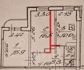 2-комн.кв., 52 м², этаж 5