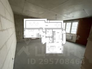 2-комн.кв., 96 м², этаж 24