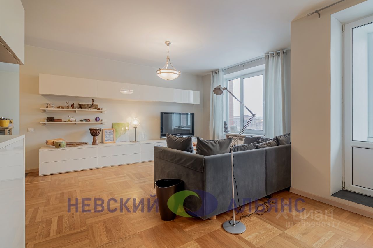 Купить трехкомнатную квартиру 116,8м² ул. Нахимова, 11, Санкт-Петербург, м.  Приморская - база ЦИАН, объявление 295996317