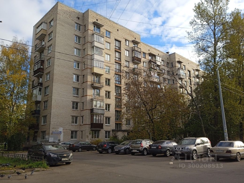 Продажа двухкомнатной квартиры 46,7м² ул. Пограничника Гарькавого, 36К2,  Санкт-Петербург, м. Проспект Ветеранов - база ЦИАН, объявление 300208513