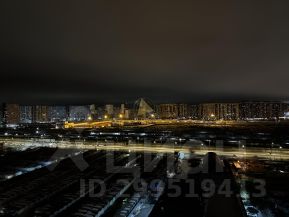 студия, 34 м², этаж 19