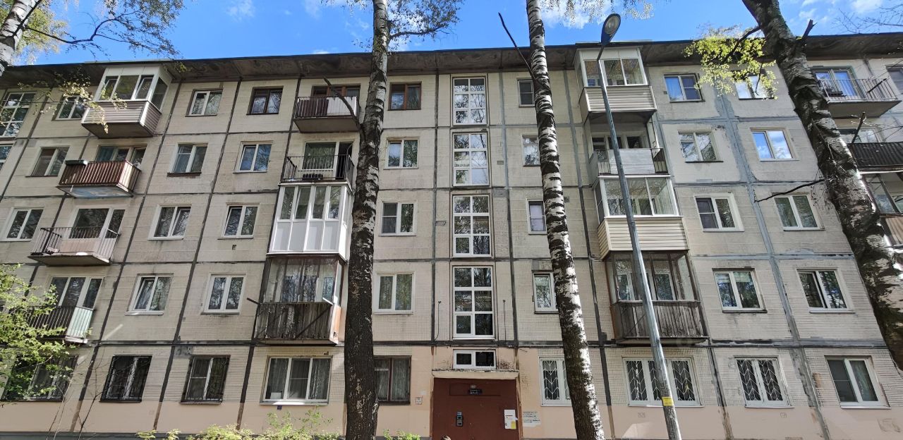 Продажа двухкомнатной квартиры 45,1м² ул. Софьи Ковалевской, 8К2,  Санкт-Петербург, м. Академическая - база ЦИАН, объявление 302203219