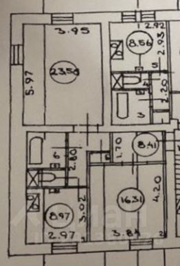 2-комн.кв., 62 м², этаж 4