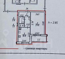 1-комн.кв., 46 м², этаж 5