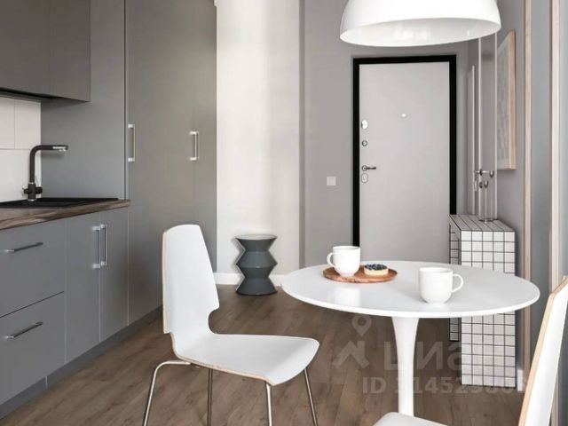 Студия, 32 м², 4/4 этаж
