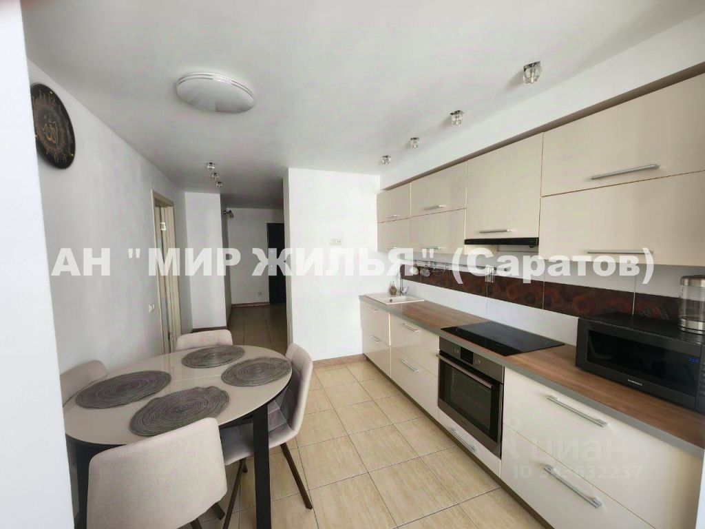 Сдам двухкомнатную квартиру 70м² ул. Имени Ю.И. Менякина, 1Б, Саратов,  Саратовская область - база ЦИАН, объявление 303632237