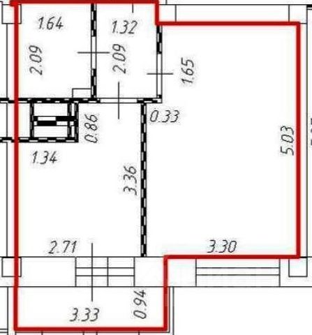 1-комн., 30,7 м², 8/18 этаж
