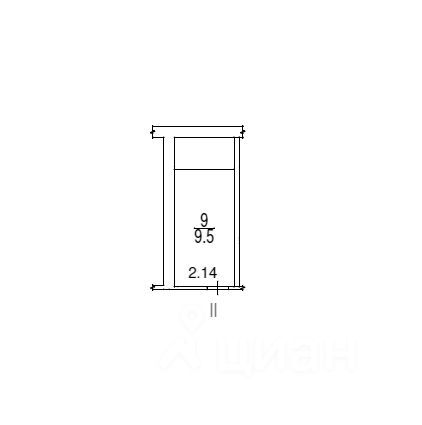 Продается1-комн.апартаменты,9,5м²