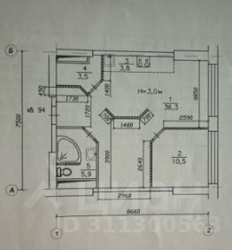 1-комн.кв., 61 м², этаж 13