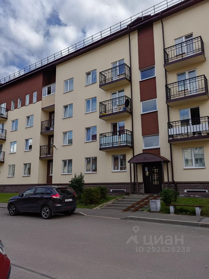 Продажа однокомнатной квартиры 31.9м² Ленинградская область ...