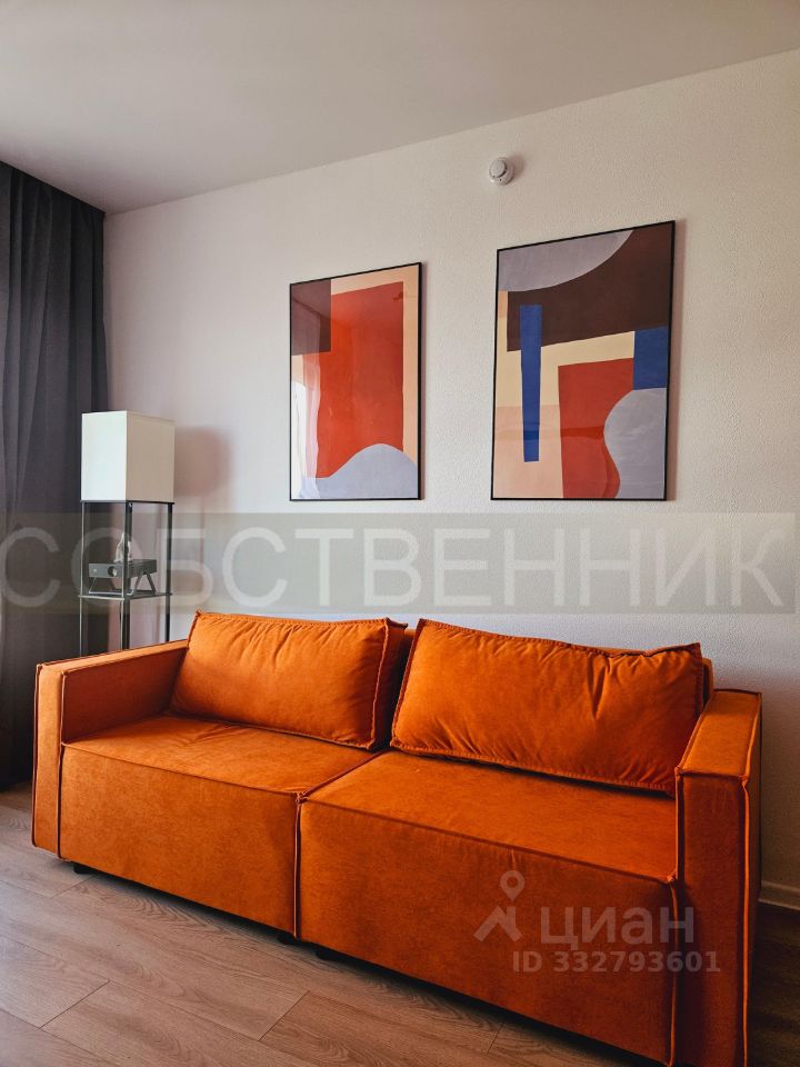1-комнатная квартира, 40 м² — фото 2