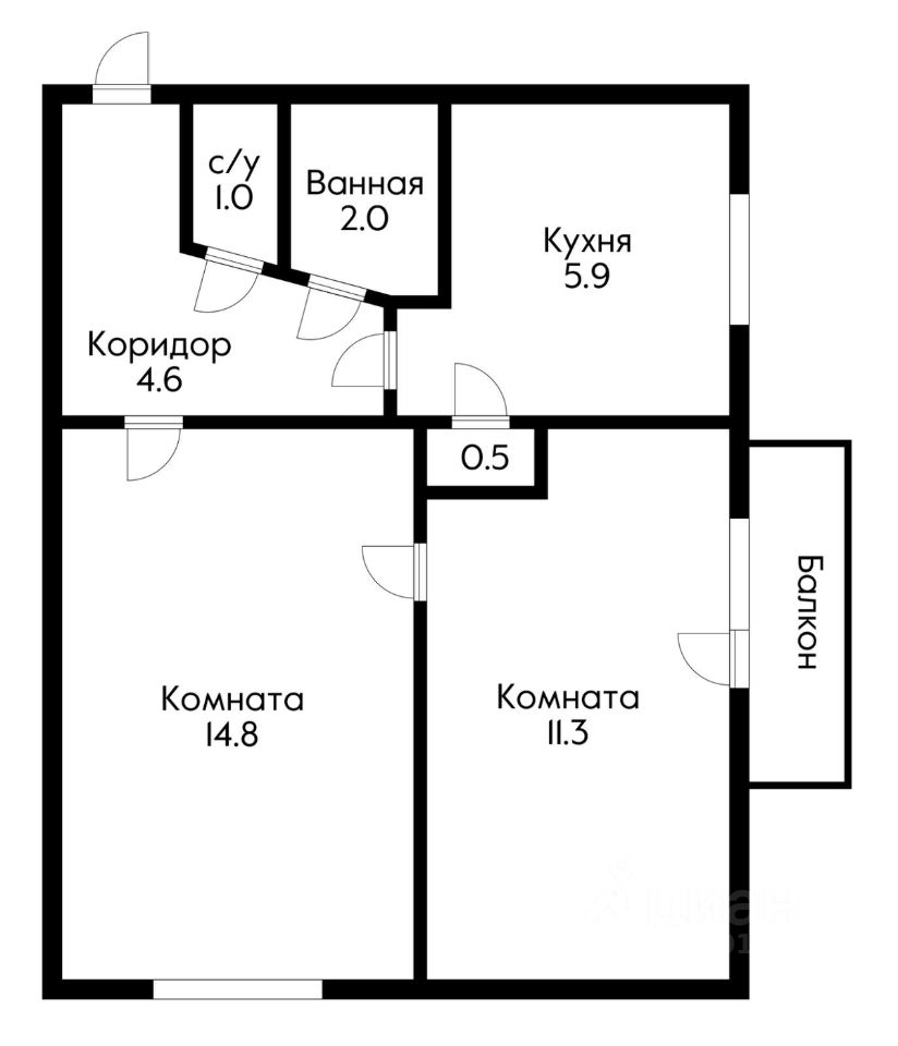 Купить квартиру на улице Славянская в микрорайоне Славянский в городе  Краснодар, продажа квартир во вторичке и первичке на Циан. Найдено 18  объявлений