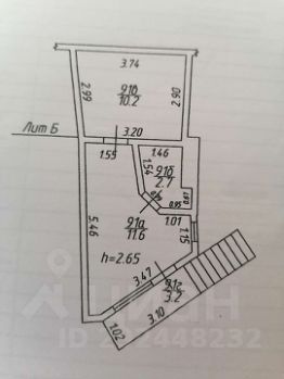 1-комн.кв., 27 м², этаж 3