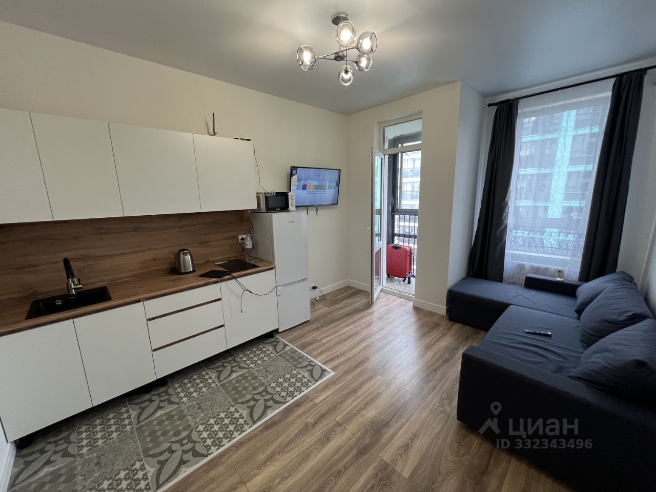 Квартира-студия, 24 м² — фото 1