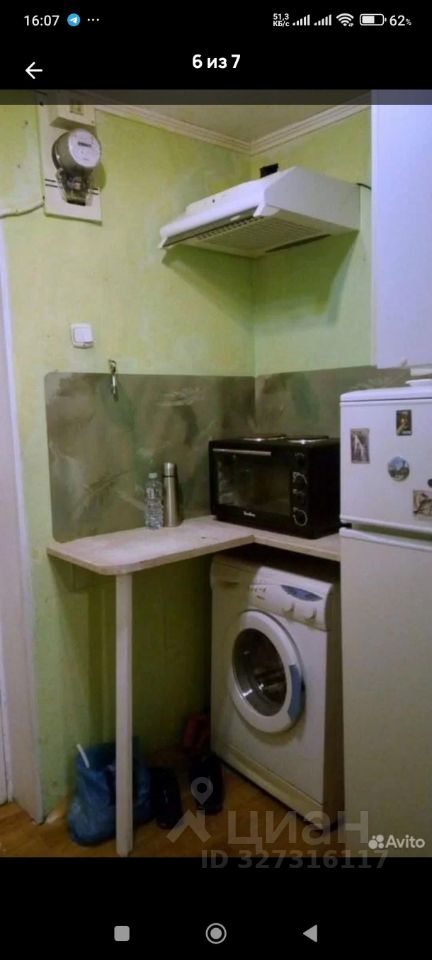 Студия Ленинградская область, Сосновый Бор Сибирская ул., 4 (19.2 м²)