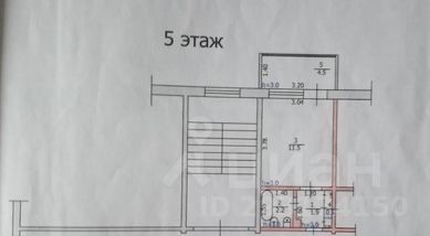 кв. своб. план., 16 м², этаж 5