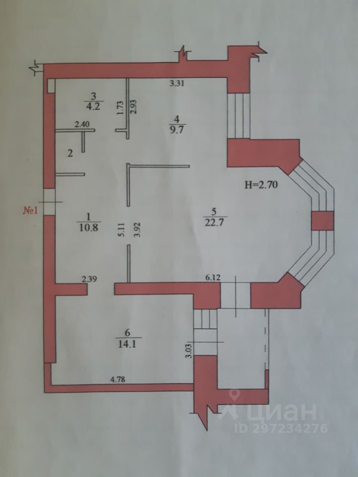 Продается2-комн.квартира,62,8м²