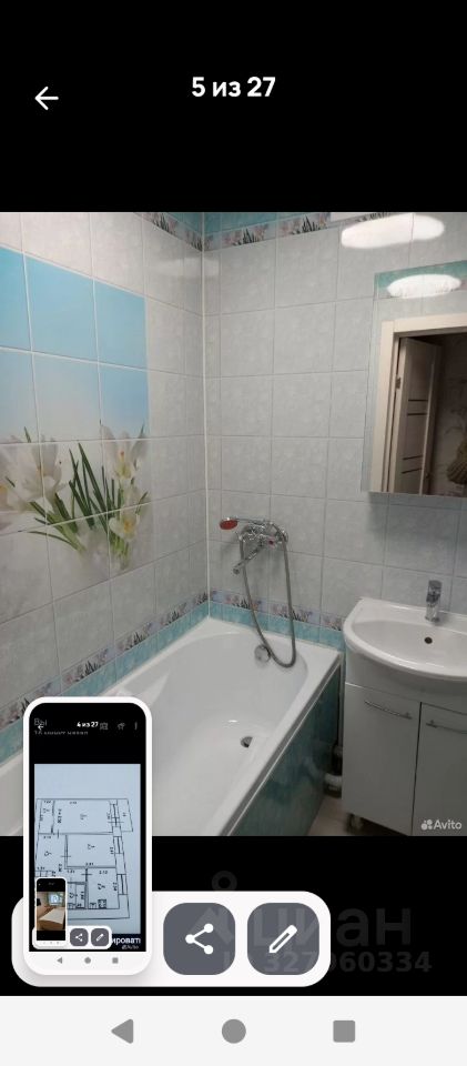 2-к кв. Тверская область, Тверь Симеоновская ул., 54 (41.0 м²)