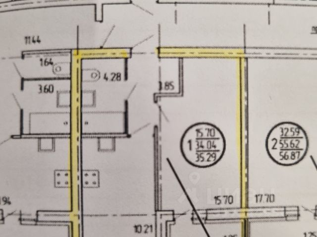 1-комн., 35,3 м², 7/11 этаж