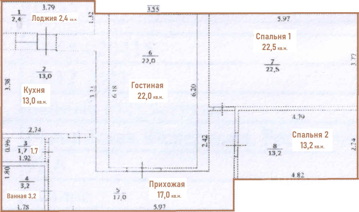 Купить 3-комнатную квартиру (вторичка) в ЖК по ул. Ферина, 15/1 в Уфе, цены  на вторичное жильё в ЖК по ул. Ферина, 15/1. Найдено 2 объявления.