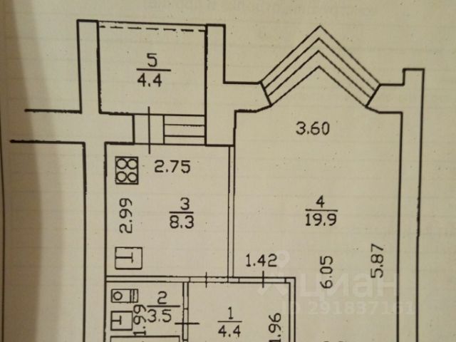 1-комн., 36,1 м², 10/14 этаж