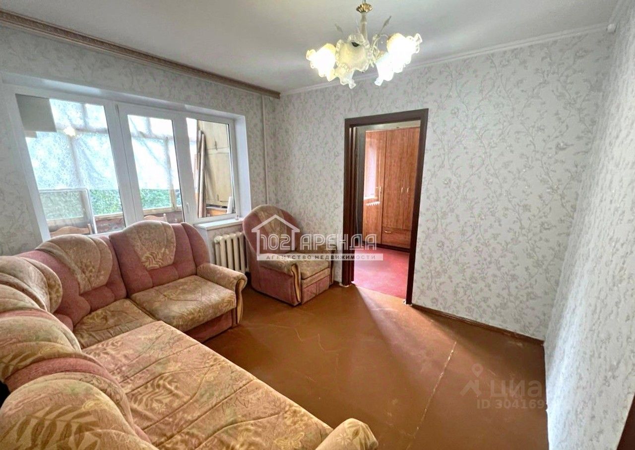 Аренда трехкомнатной квартиры 60м² ул. Шафиева, 10, Уфа, Башкортостан респ.  - база ЦИАН, объявление 304169206