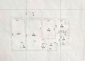 3-комн.кв., 55 м², этаж 5