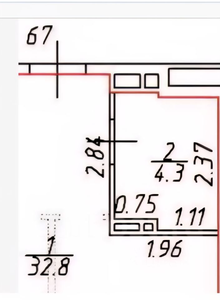1-к кв. Приморский край, Уссурийск ул. Фрунзе, 78 (39.4 м²)