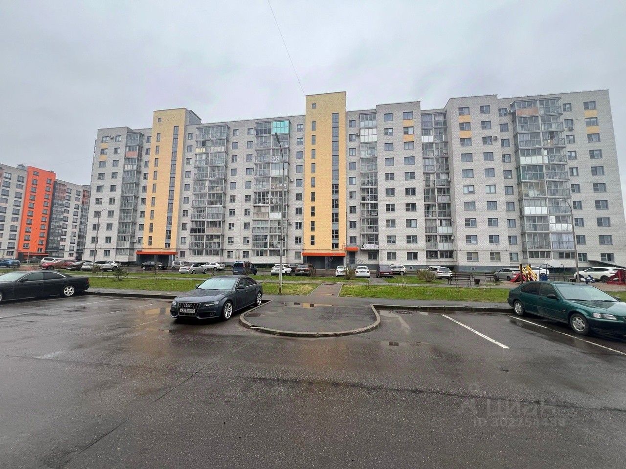 Продаю однокомнатную квартиру 41,7м² Псковская ул., 56к2, Великий Новгород,  Новгородская область - база ЦИАН, объявление 302754488