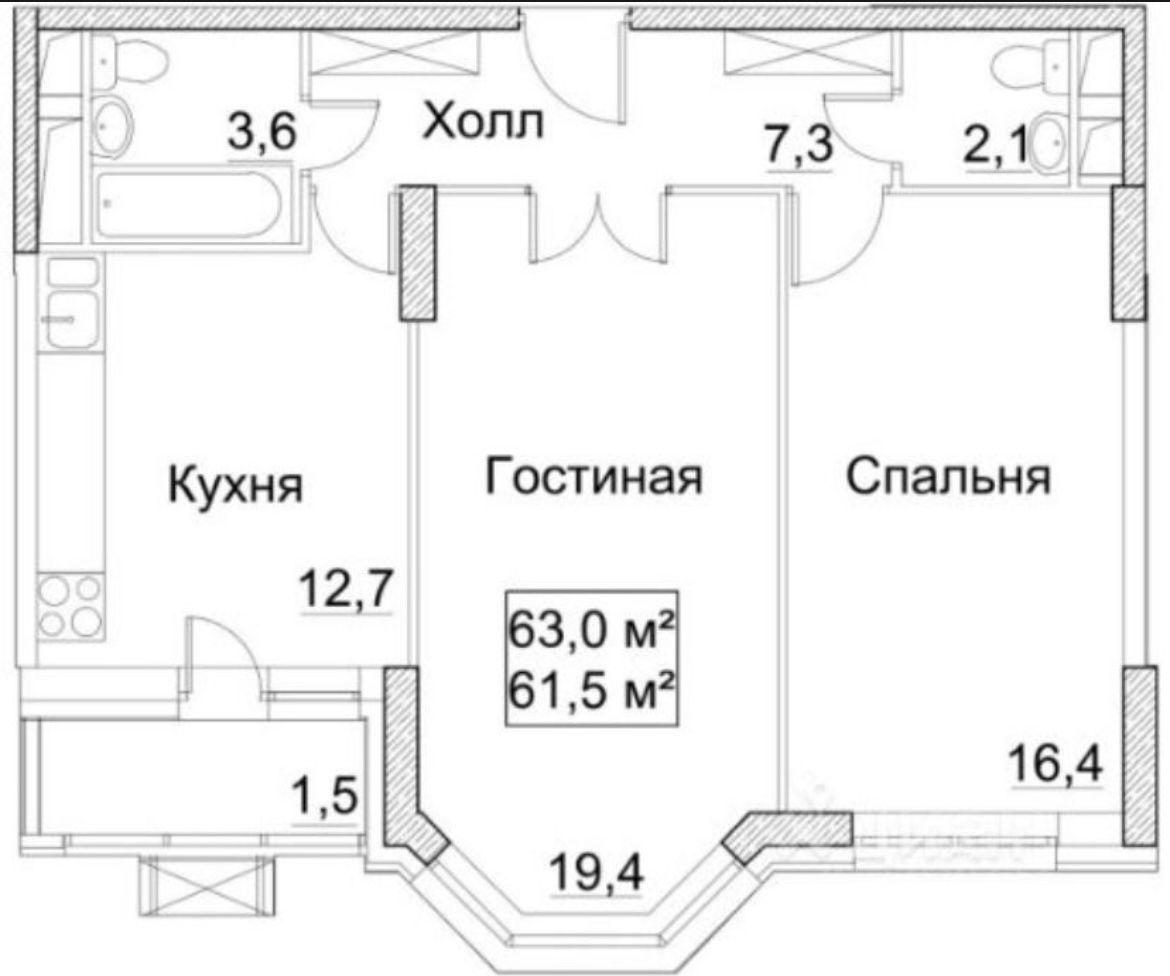 Купить Студию Метро Рассказовка