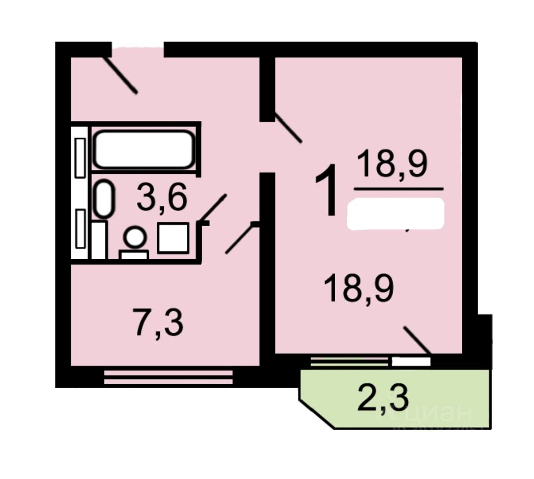 Снять однокомнатную квартиру 37,6м² ул. Летчика Грицевца, 11, Москва,  Внуковское поселение, м. Пыхтино - база ЦИАН, объявление 301833051